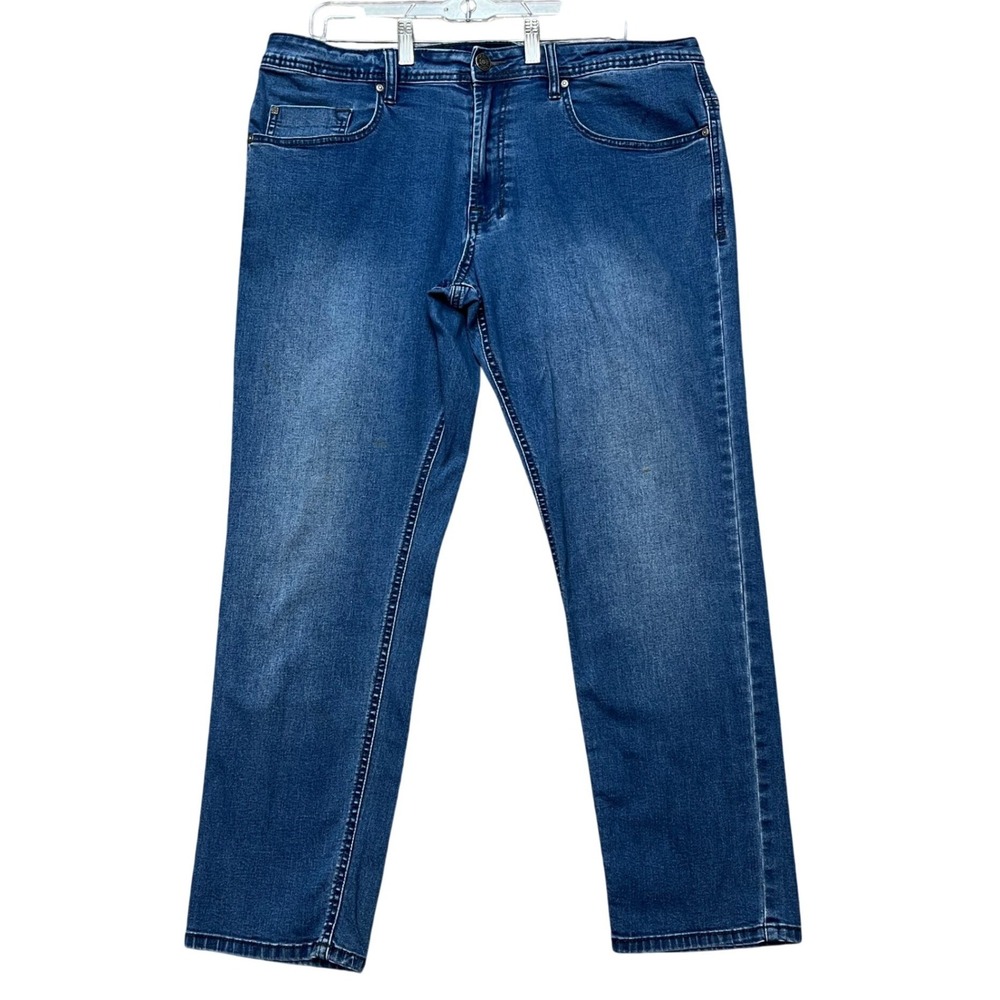 Buffalo David Bitton Axel Slim Stretch Jeans Mens 38x29 Medium Wash 5-Pocket EUC